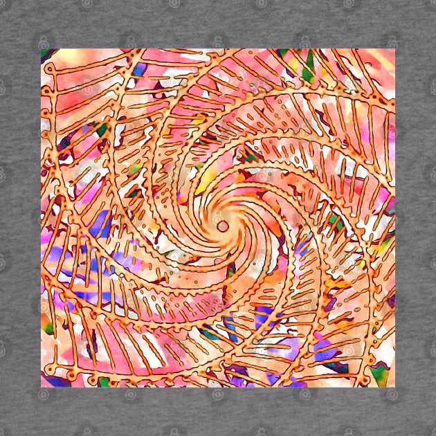 Just peachy print by BJG Abstract Arts 